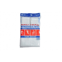 Men's White Tube Socks Size 9-14