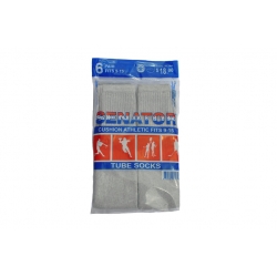 Grey Tube Sock Size 9-14