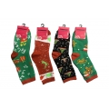 Christmas Crew Socks Size 9-11