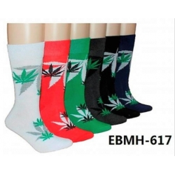 Marijuana Leaf Dress Socks Size 10-13