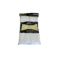 White Over The Calf Tube Socks Size 10-15