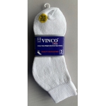White Quarter Sock Size 9-11