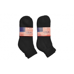 Black Quarter Sock Size 10-13 