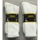 White Crew Sock Size 10-13