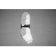 White w/ Grey Soles Quarter Sock King Size