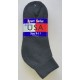 Black Quarter Sock Size 9-11