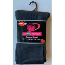 Black Fleece Leggings - Small/Medium