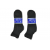 Black Diabetic Quarter Socks Size 13-15