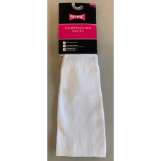 White Compression Socks Size 9-11