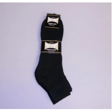 King Size Black Quarter Socks 13-15